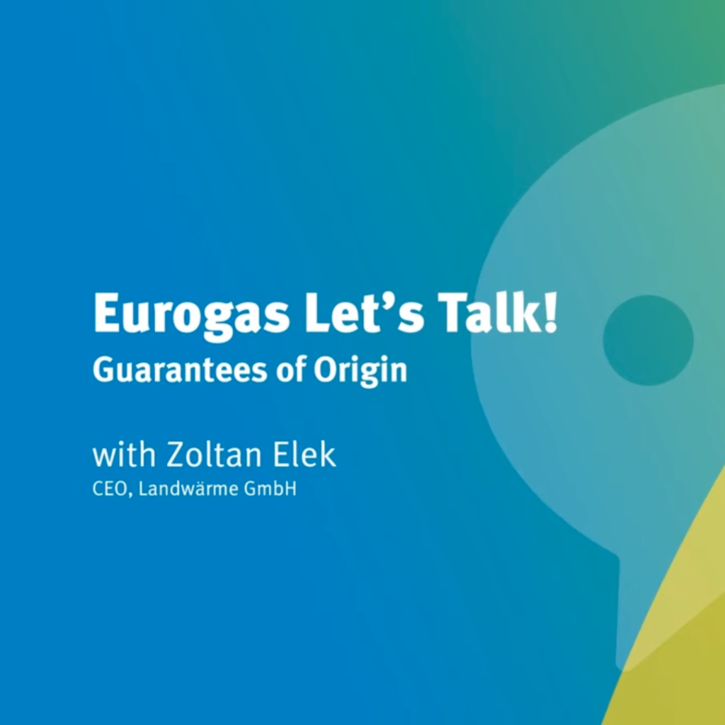 Eurogas Let’s Talk! with Zoltan Elek