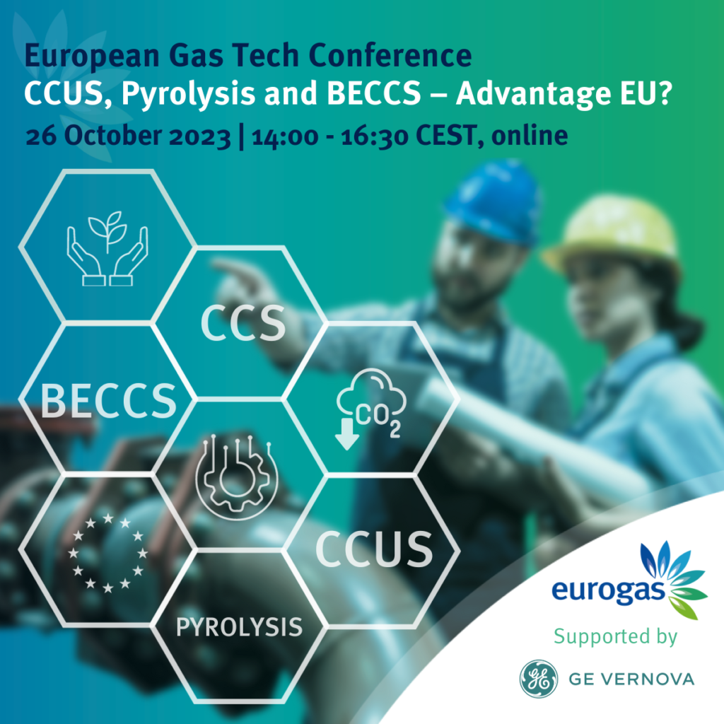 European Gas Tech Conference: CCUS, Pyrolysis and BECCS – Advantage EU?