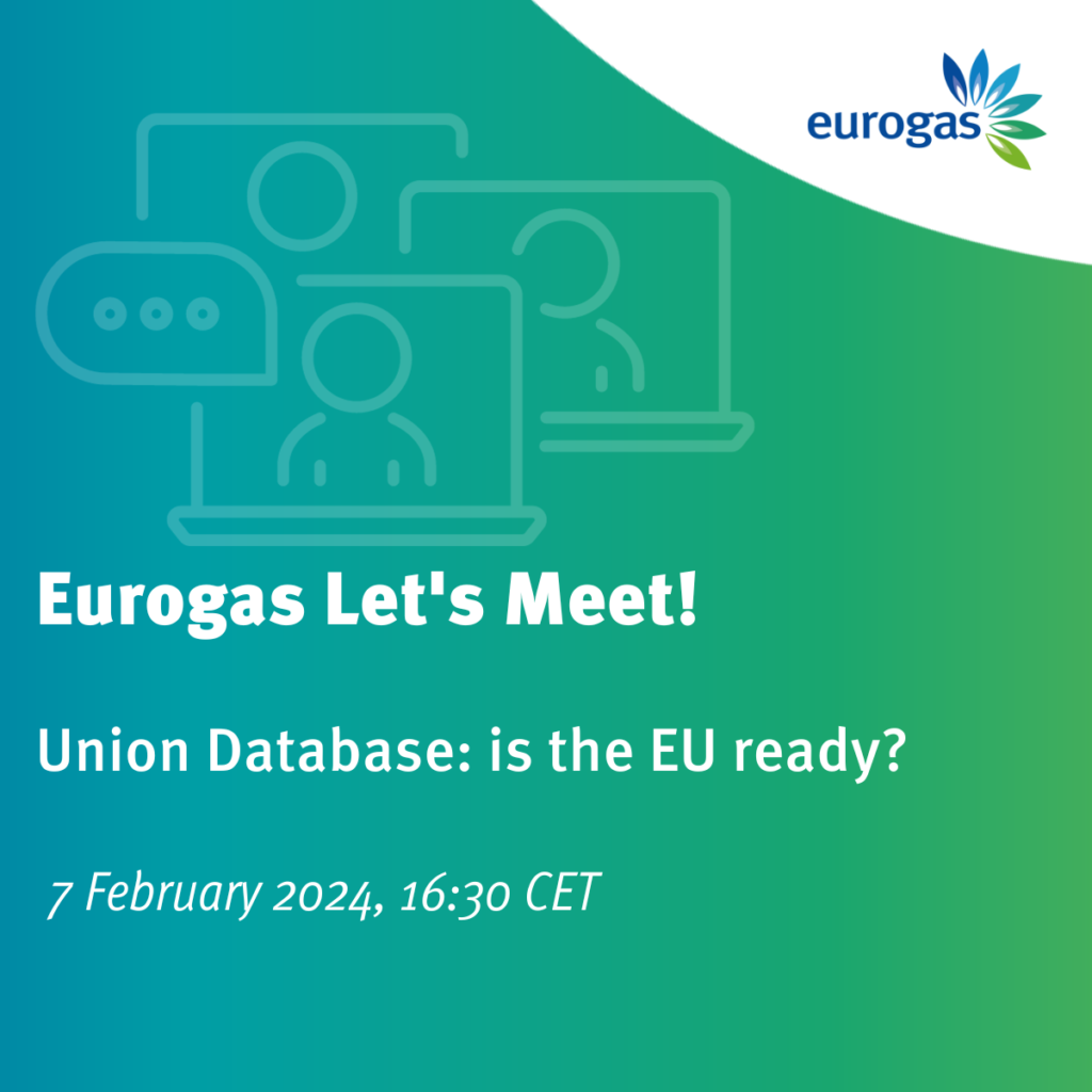 Eurogas Let’s Meet! Union Database: is the EU ready?